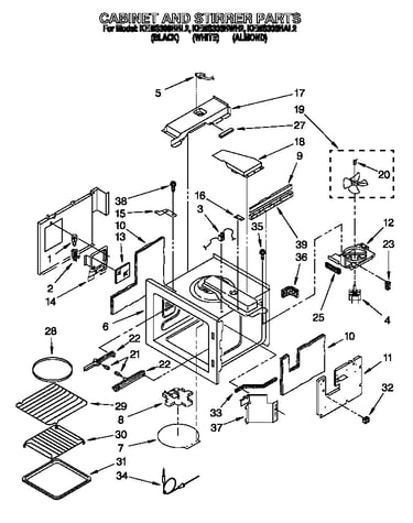 Cabinet and stirrer
