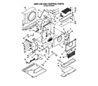 Whirlpool ACE124XX0 air flow and control diagram
