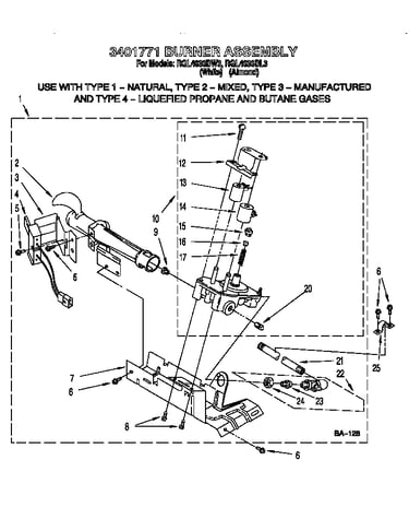 3401771 burner assembly