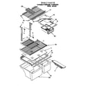 Roper RT18BKXEN01 shelf diagram