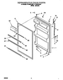 Refrigerator door
