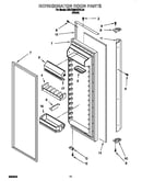 Refrigerator door