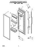 Refrigerator door