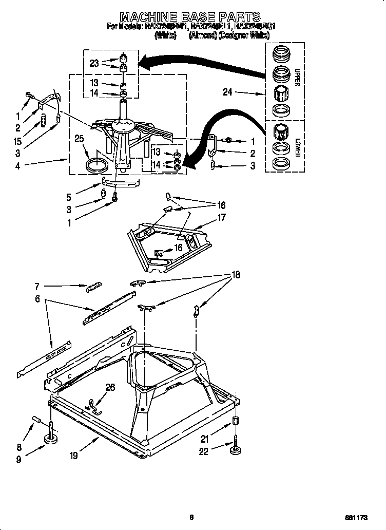 Machine base