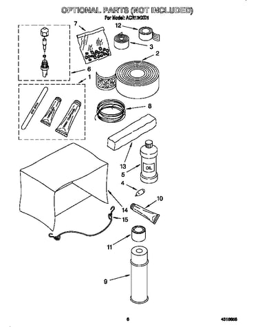 Optional parts (not included)