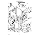 Whirlpool LGT7848DQ1 cabinet diagram
