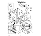 Whirlpool LGV7646DZ1 cabinet diagram