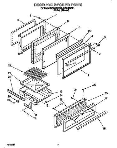 Door and broiler