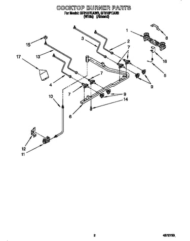 Cooktop burner