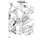 Whirlpool LGV7848DQ1 cabinet diagram
