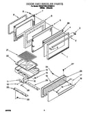 Door and broiler