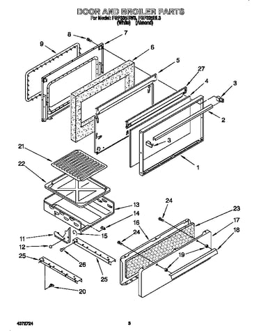 Door and broiler