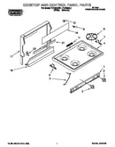 Cooktop and control panel