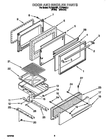 Door and broiler