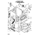 Whirlpool LGC8858DZ1 cabinet diagram