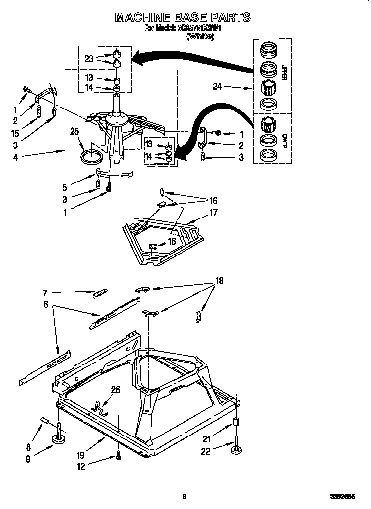 Machine base