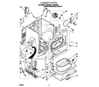 Whirlpool LGR7848DZ1 cabinet diagram