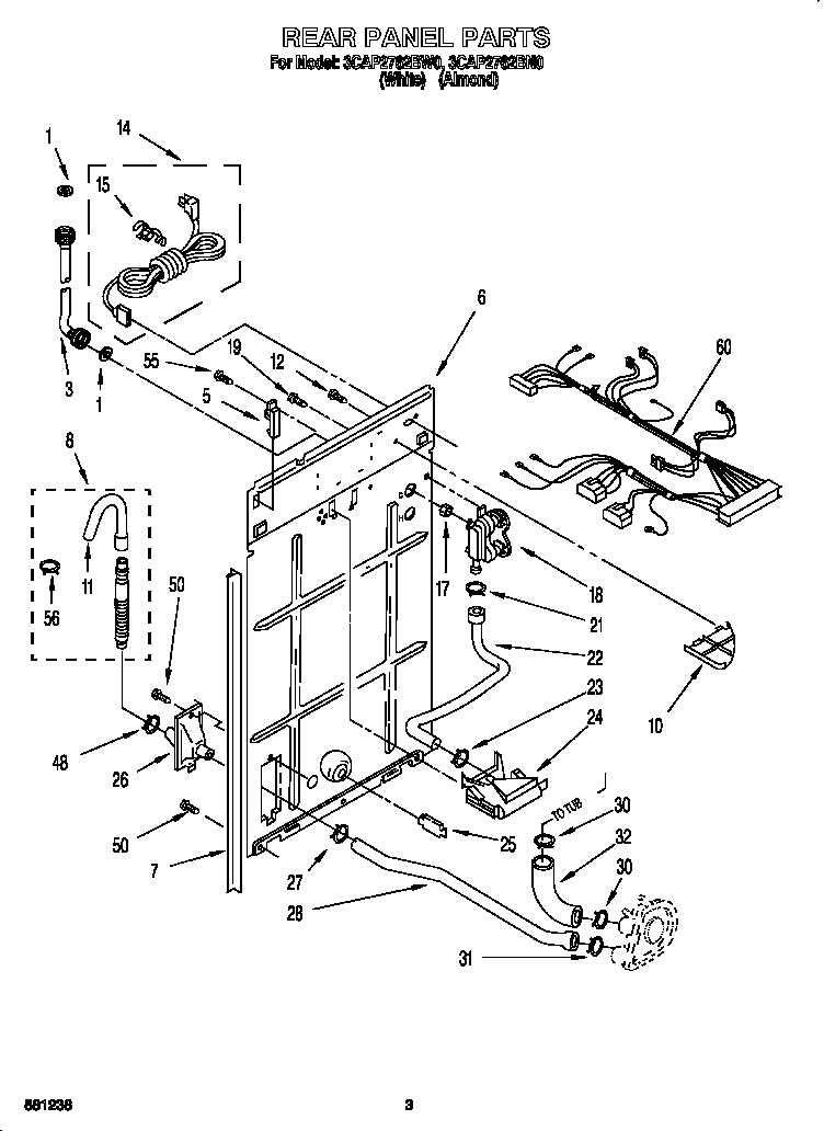 Rear panel