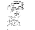 Whirlpool LSR7233DQ1 machine base diagram