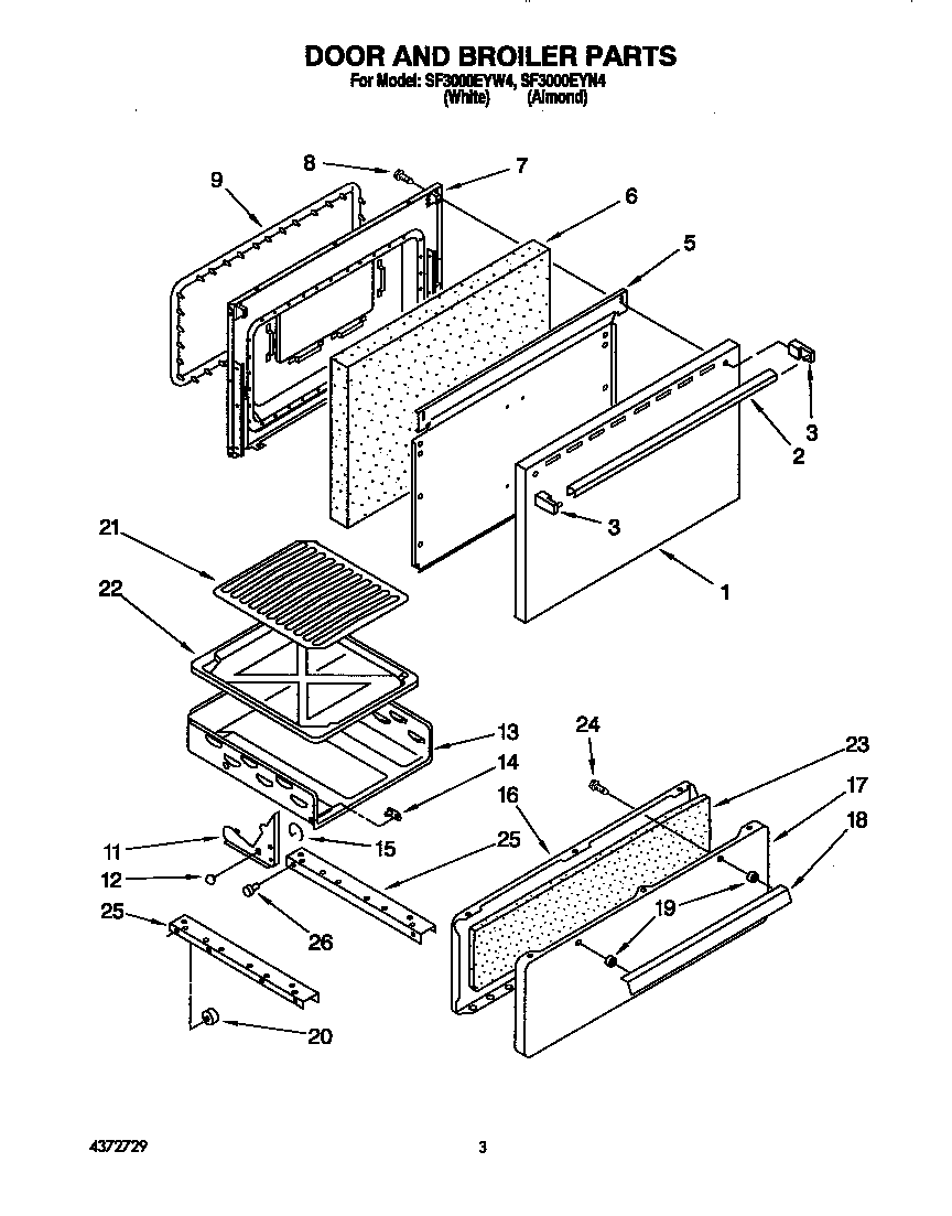 Door and broiler