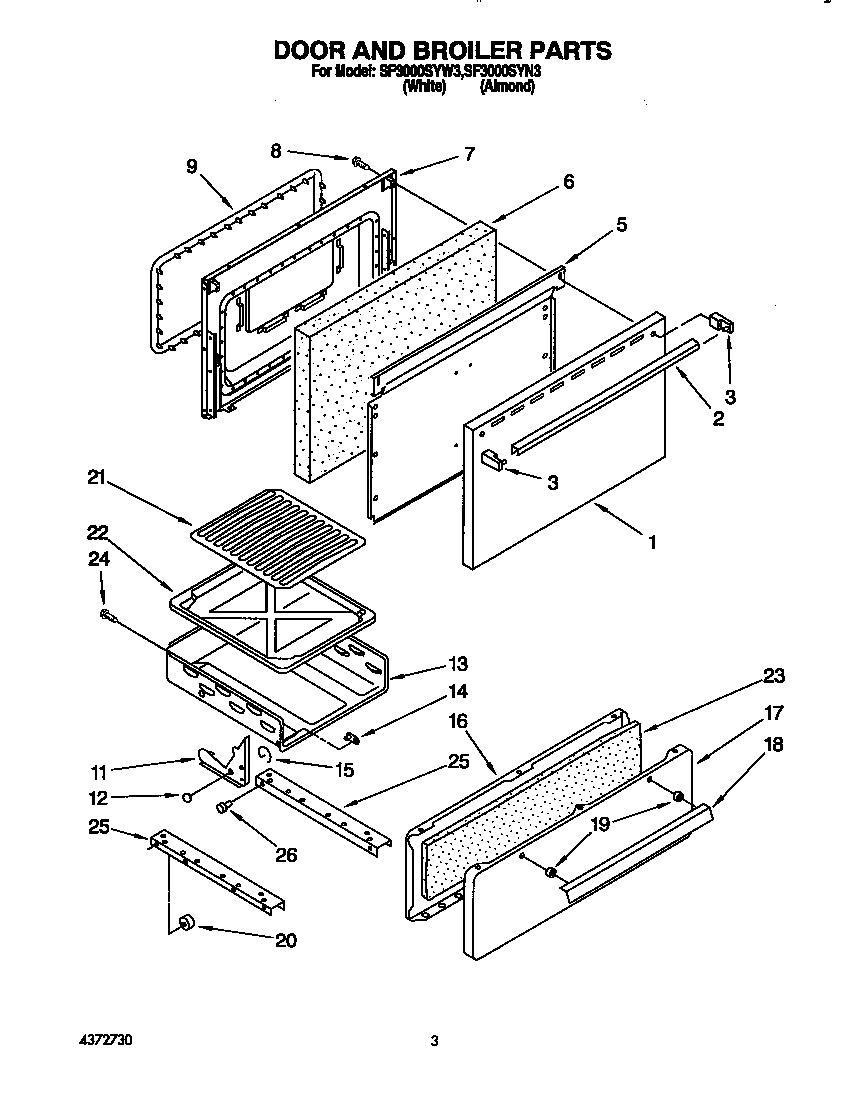 Door and broiler