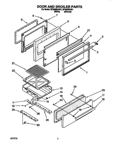 Door and broiler