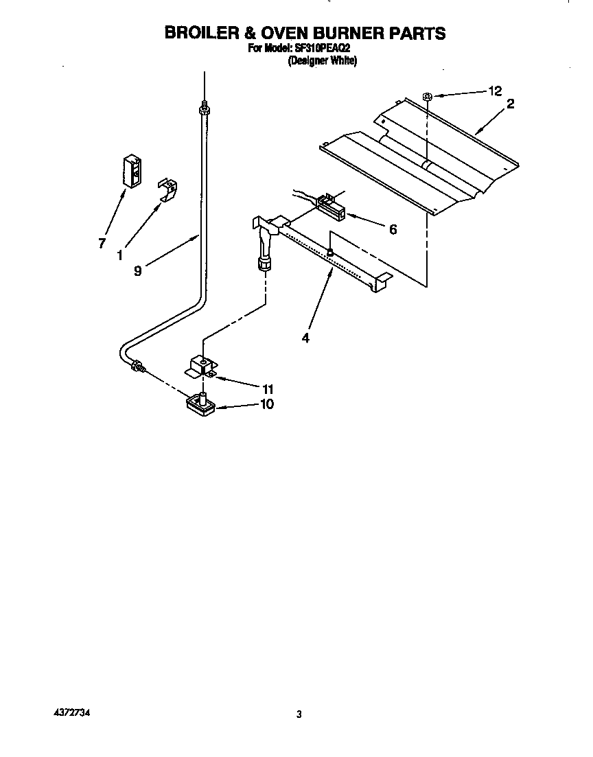 Broiler & oven burner
