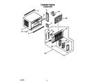 Whirlpool RE183A cabinet diagram