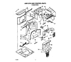 Whirlpool RE183A1 airflow and control diagram