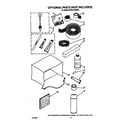Whirlpool BHAC1230XS0 optional parts (not included) diagram