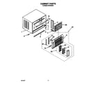 Whirlpool ACE184XA0 cabinet diagram
