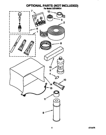 Optional parts (not included)