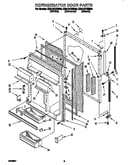 Refrigerator door
