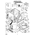 Whirlpool LGT7646DQ1 cabinet diagram