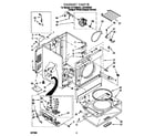 Whirlpool LGT7646DQ1 cabinet diagram