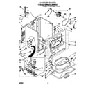 Whirlpool LGR8858DZ1 cabinet diagram