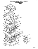 Refrigerator shelf
