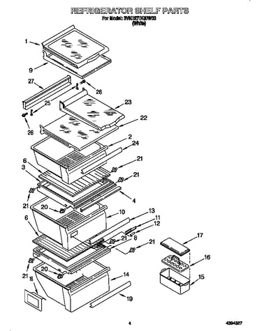 Refrigerator shelf
