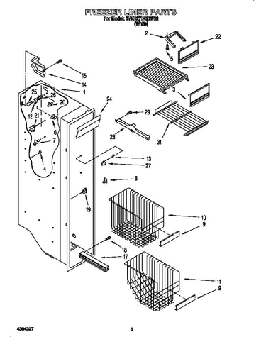 Freezer liner