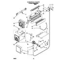Whirlpool 3VED27DQDW00 icemaker diagram