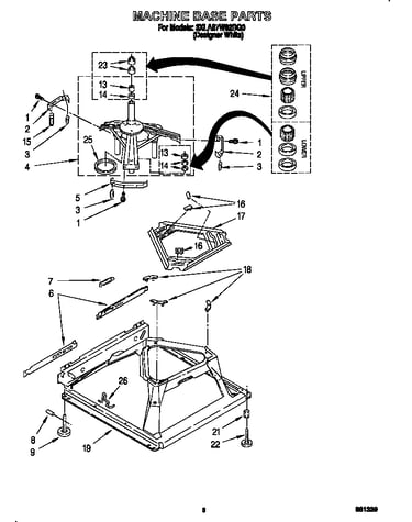 Machine base