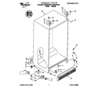 Whirlpool ED25PSQDW00 cabinet diagram