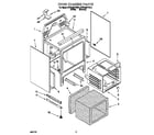 KitchenAid KERC507YWH4 oven chassis diagram