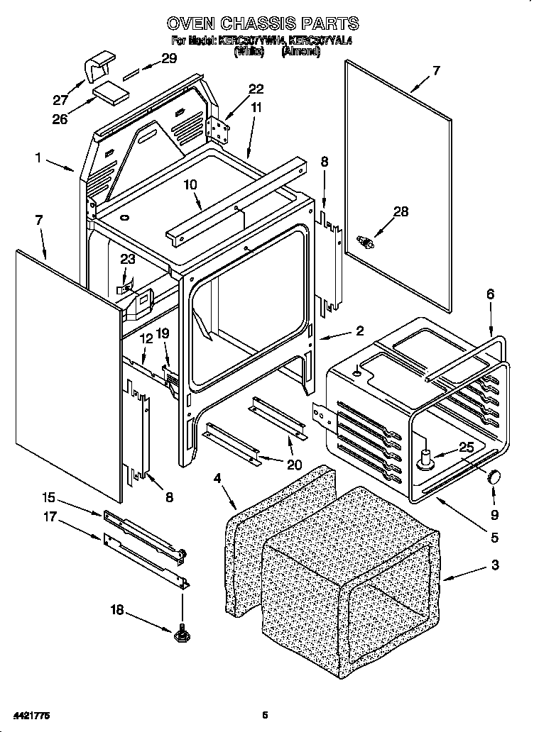 Oven chassis