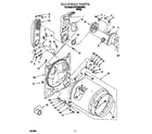 KitchenAid KGYE665BWH3 bulkhead diagram