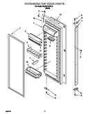 Refrigerator door