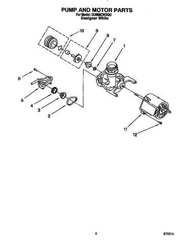 Pump and motor