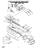Motor and ice container