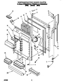 Refrigerator door