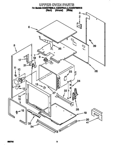 Upper oven
